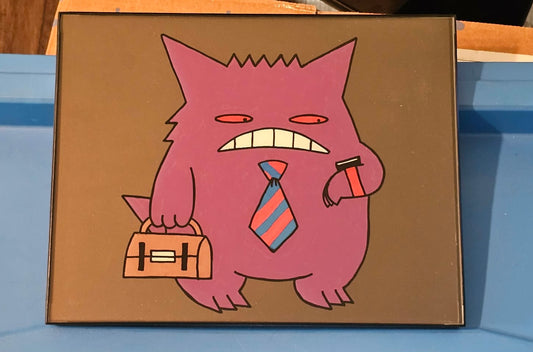 9-5 Gengar Glass Art (Medium)