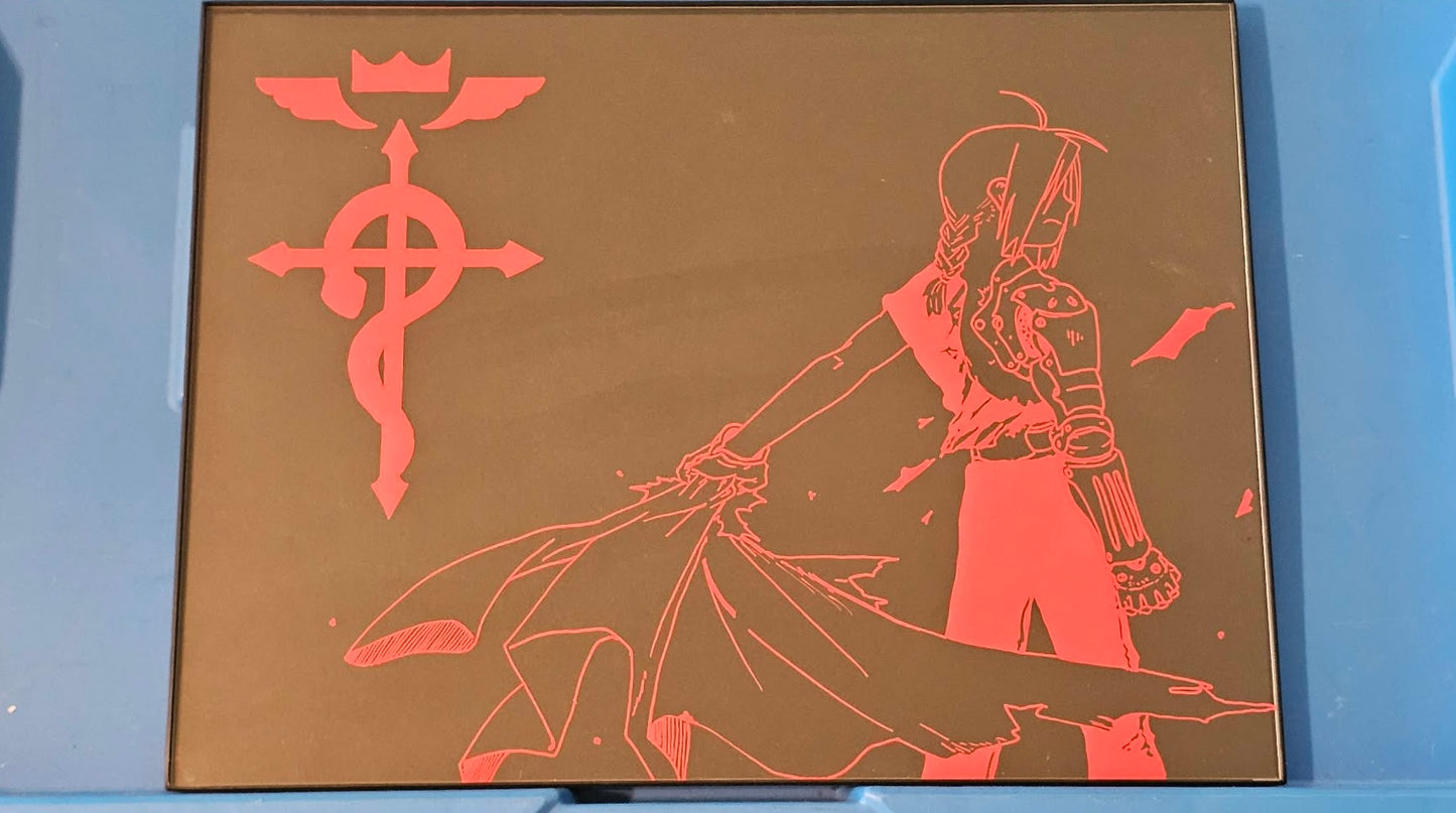 Edward FMA Glass Art (Large)