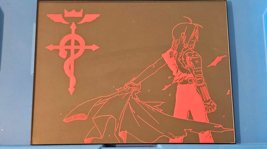 Edward FMA Glass Art (Large)