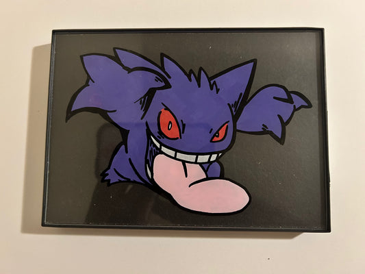 Gen Gengar Glass Art (Small)