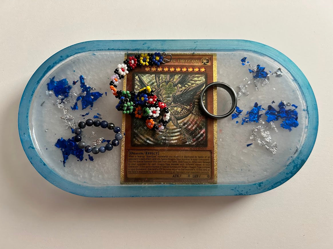 Deep White Dragon Tray