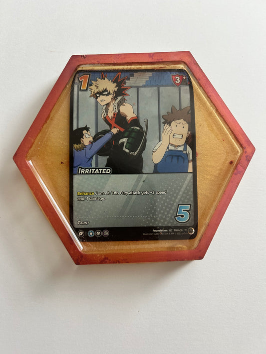 Irritated Resin Coaster