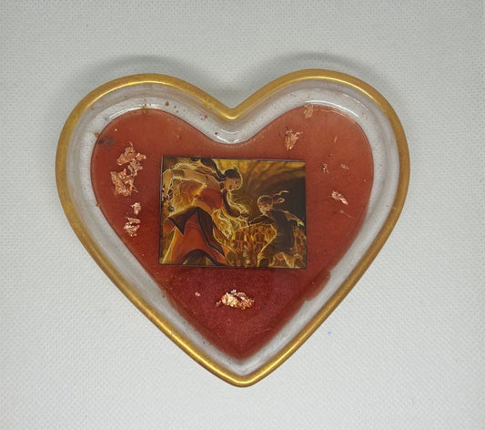 Katara and Aang Heart Coaster