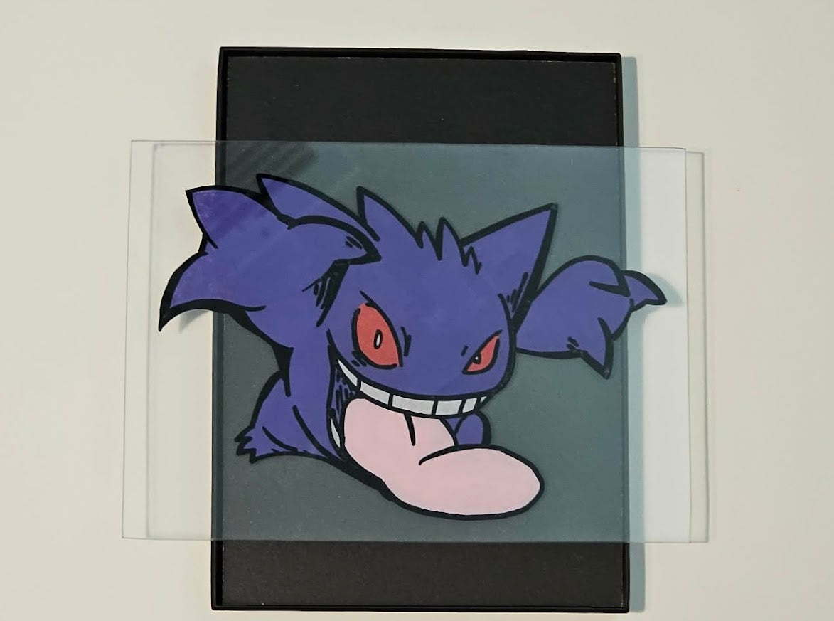 Gen Gengar Glass Art (Medium)