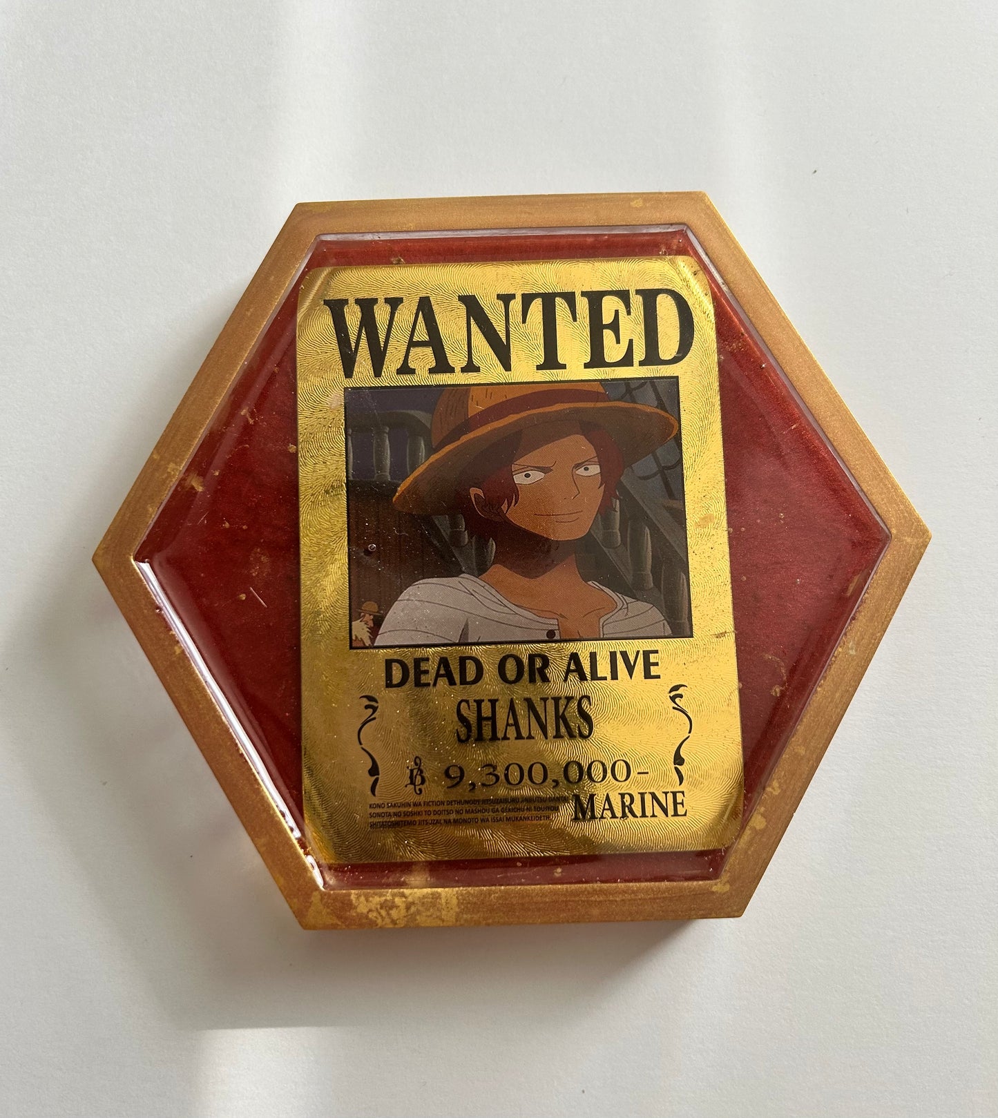 Shanks Wanted Coaster